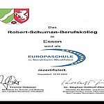 „Europaschule in Nordrhein-Westfalen“ - Das Robert-Schuman-Berufskolleg verteidigt erneut seinen Titel